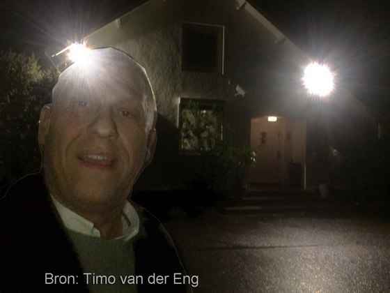 Martin Kok, net voordat hij sexclub Bocaccio binnengaat.